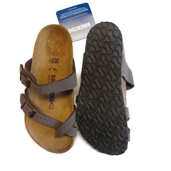 Birkenstock Mayari Sandals EU 30 Girls Size 12 Mocha Brown Narrow Fit Little Kid - Picture 8 of 9